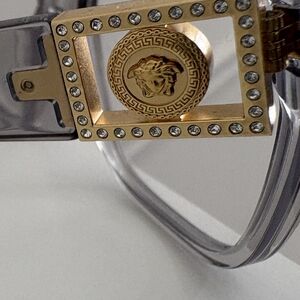 Versace Gold and Silver Men's Sunglasses